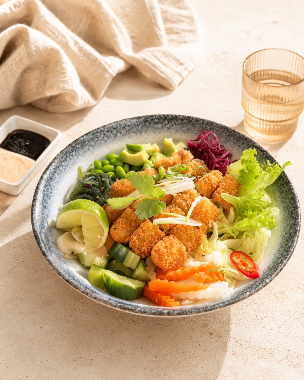 Poke Bowl Tempuraräkor