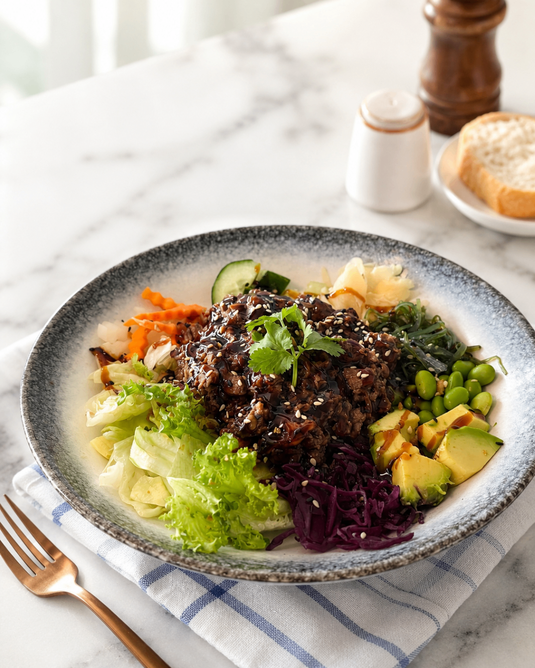 Poke Bowl Yakiniku-biff